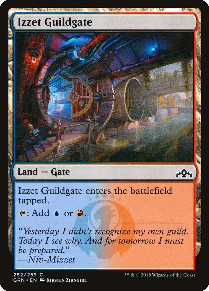Izzet Guildgate (252/259) [Guilds of Ravnica] MTG Single Magic: The Gathering    | Red Claw Gaming