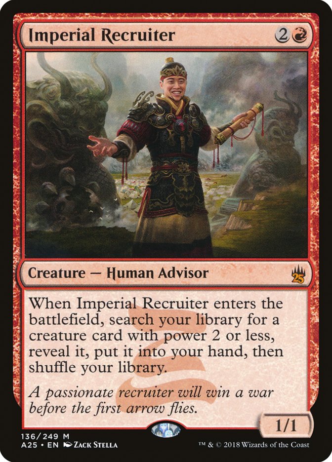 Imperial Recruiter [Masters 25] MTG Single Magic: The Gathering    | Red Claw Gaming