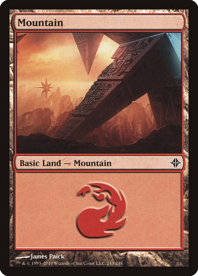 Mountain (243) [Rise of the Eldrazi] MTG Single Magic: The Gathering    | Red Claw Gaming