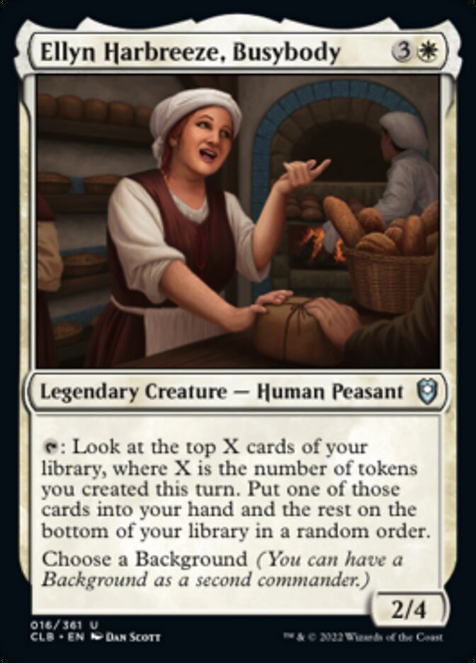 Ellyn Harbreeze, Busybody [Commander Legends: Battle for Baldur's Gate] MTG Single Magic: The Gathering    | Red Claw Gaming