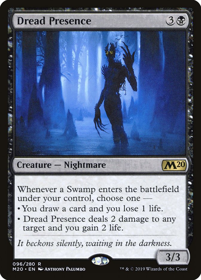 Dread Presence [Core Set 2020] MTG Single Magic: The Gathering    | Red Claw Gaming