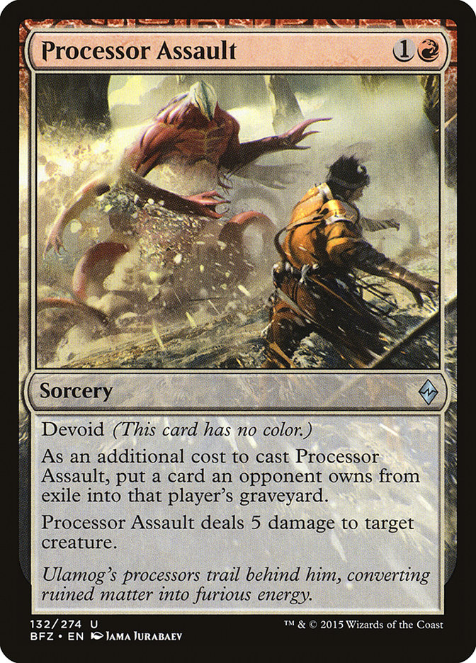 Processor Assault [Battle for Zendikar] MTG Single Magic: The Gathering    | Red Claw Gaming