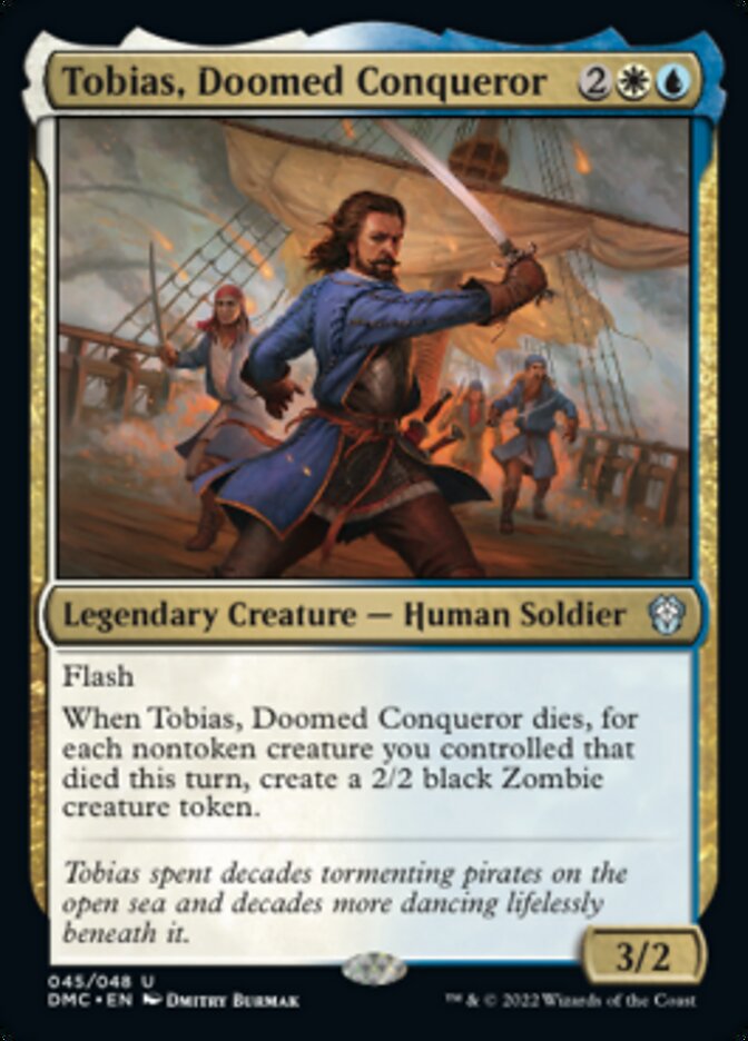 Tobias, Doomed Conqueror [Dominaria United Commander] MTG Single Magic: The Gathering    | Red Claw Gaming