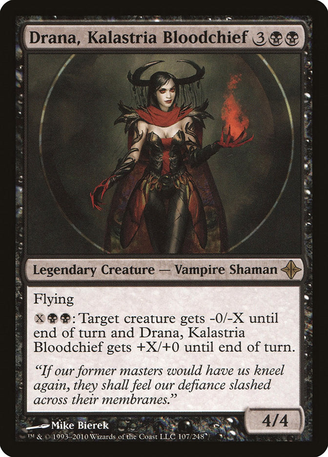 Drana, Kalastria Bloodchief [Rise of the Eldrazi] MTG Single Magic: The Gathering    | Red Claw Gaming