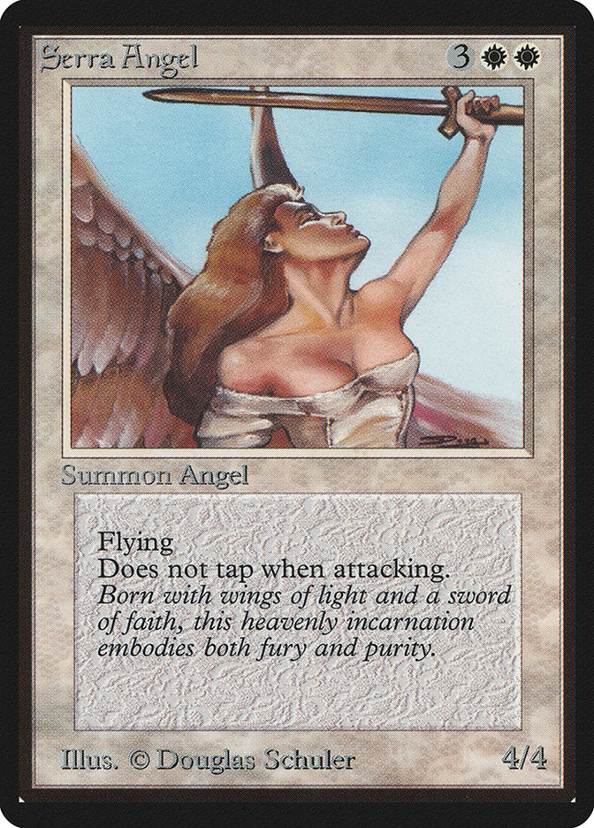 Serra Angel [Beta Edition] MTG Single Magic: The Gathering    | Red Claw Gaming