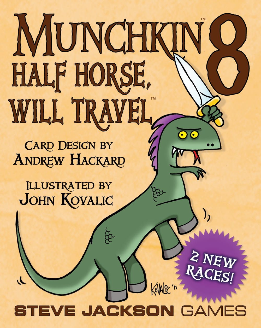 Munchkin 8" Half Horse, Will Travel Card Game Board Games Steve Jackson    | Red Claw Gaming