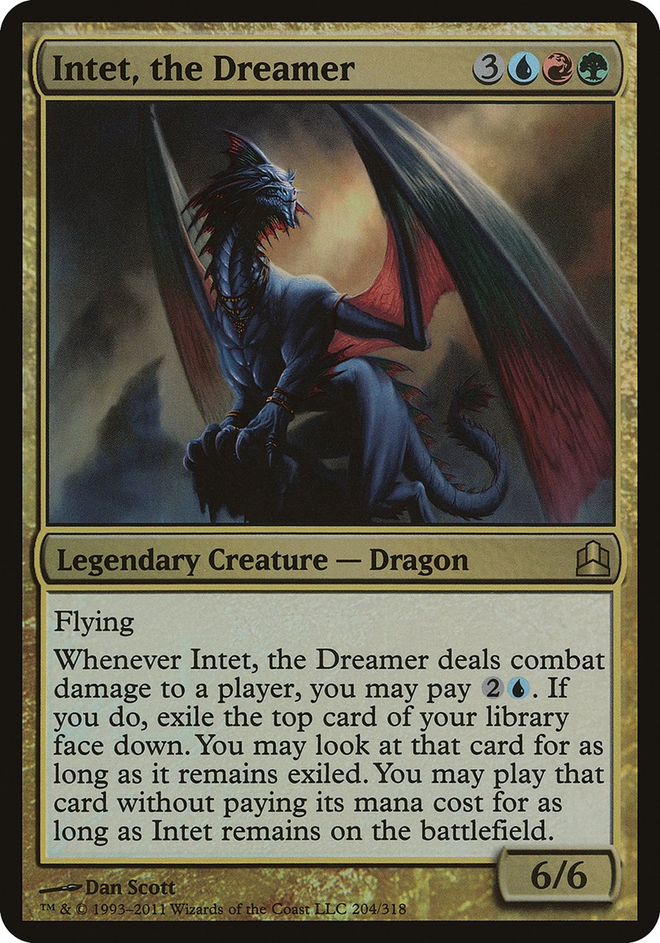 Intet, the Dreamer (Oversized) [Commander 2011 Oversized] MTG Single Magic: The Gathering    | Red Claw Gaming