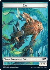 Cat // Servo Double-Sided Token [Double Masters Tokens] MTG Single Magic: The Gathering    | Red Claw Gaming