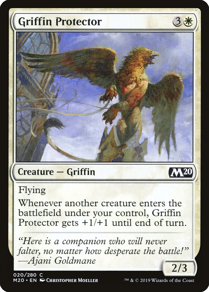 Griffin Protector [Core Set 2020] MTG Single Magic: The Gathering    | Red Claw Gaming