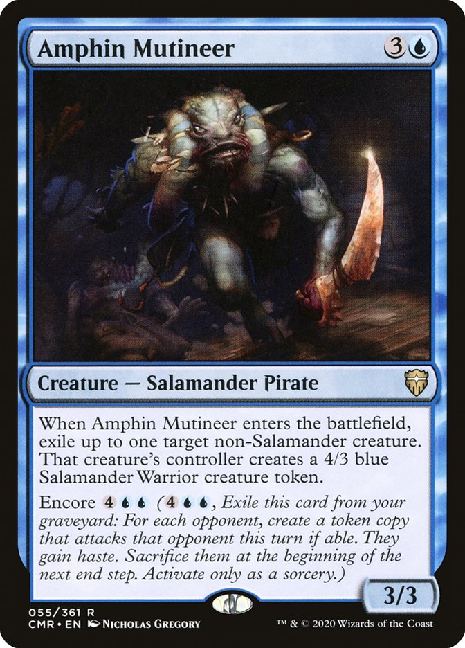 Amphin Mutineer [Commander Legends] MTG Single Magic: The Gathering    | Red Claw Gaming