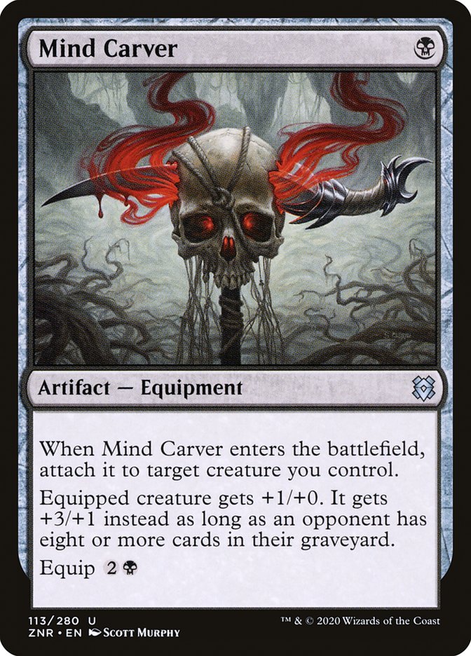 Mind Carver [Zendikar Rising] MTG Single Magic: The Gathering    | Red Claw Gaming