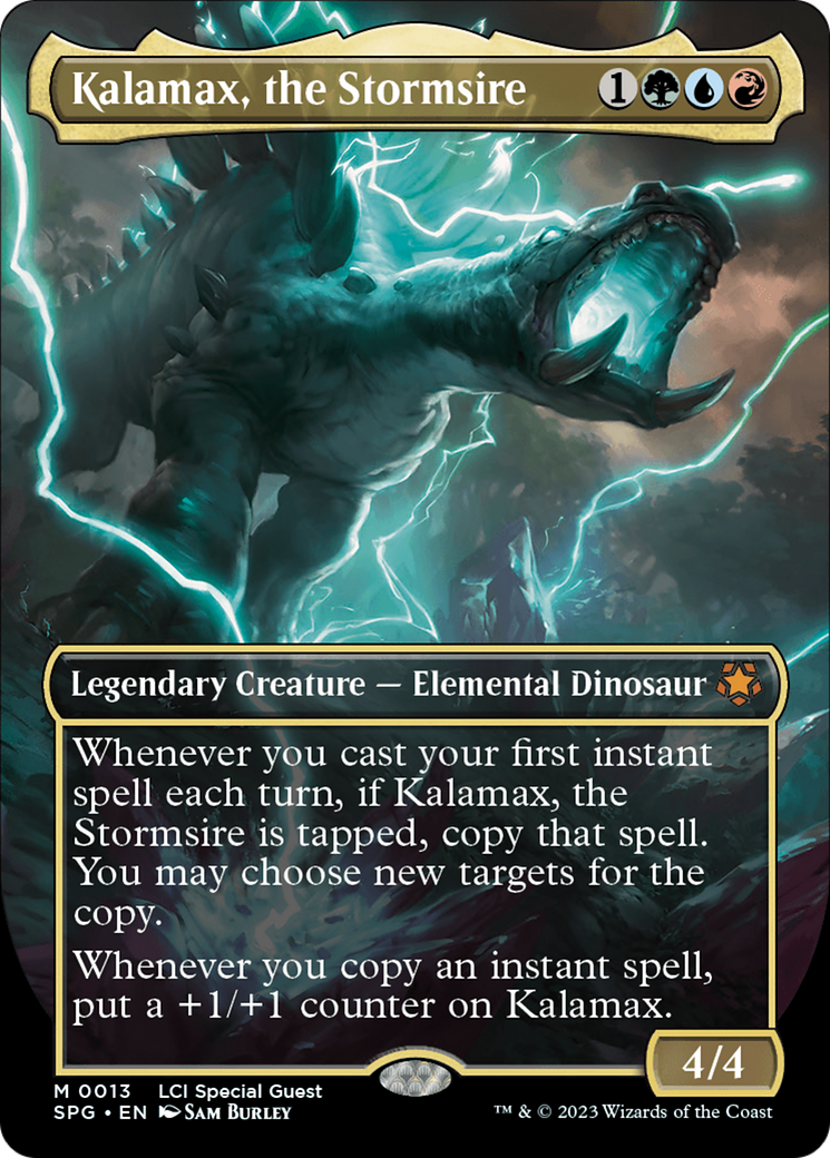 Kalamax, the Stormsire (Borderless) [The Lost Caverns of Ixalan Special Guests] MTG Single Magic: The Gathering    | Red Claw Gaming