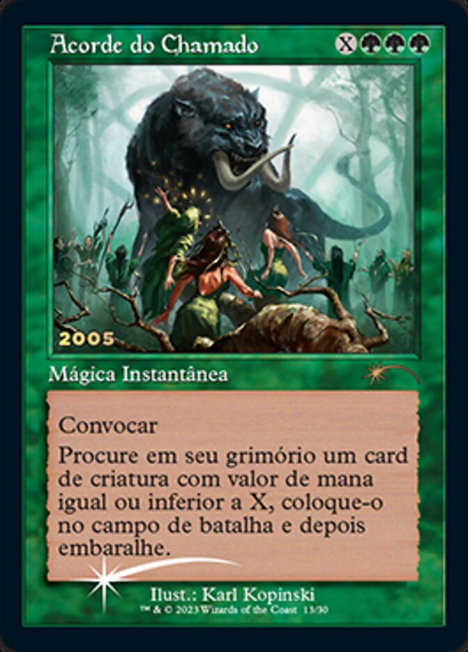 Acordo do Chamado (Chord of Calling) [30th Anniversary Promos] MTG Single Magic: The Gathering    | Red Claw Gaming