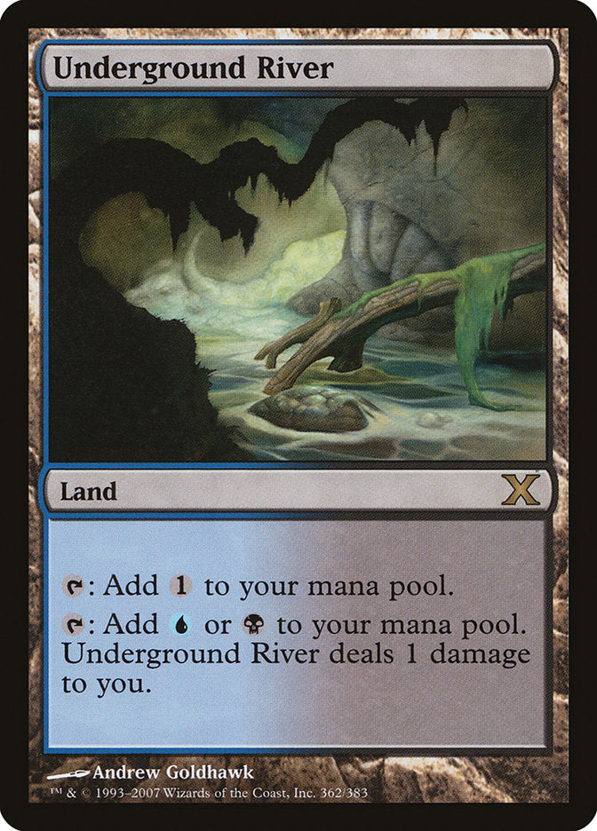 Underground River [Tenth Edition] MTG Single Magic: The Gathering    | Red Claw Gaming