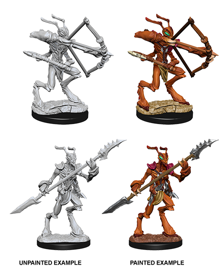 D&D Nolzur's Marvelous Miniatures: Thri-Kreen Minatures Wizkids Games    | Red Claw Gaming