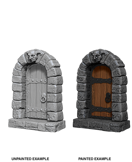 WizKids Deep Cuts Unpainted Miniatures: Doors Minatures Wizkids Games    | Red Claw Gaming