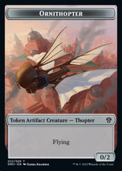 Phyrexian // Ornithopter Double-Sided Token [Dominaria United Tokens] MTG Single Magic: The Gathering    | Red Claw Gaming