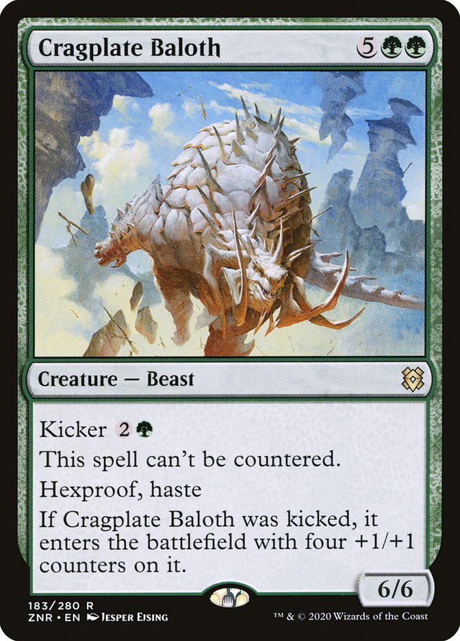 Cragplate Baloth [Zendikar Rising] MTG Single Magic: The Gathering    | Red Claw Gaming