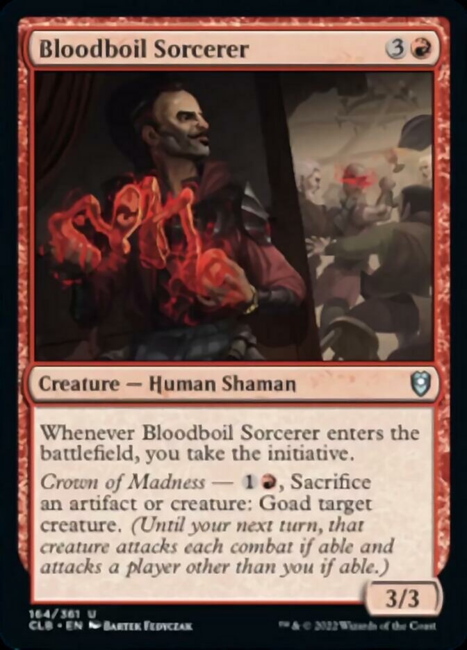 Bloodboil Sorcerer [Commander Legends: Battle for Baldur's Gate] MTG Single Magic: The Gathering    | Red Claw Gaming