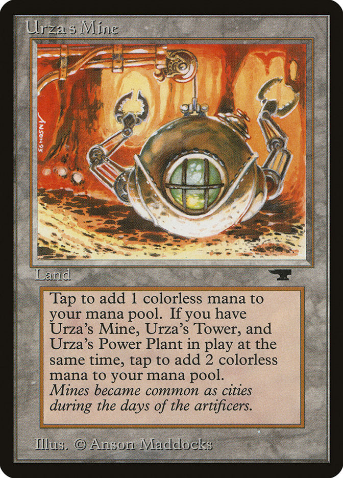 Urza's Mine (Orange Background) [Antiquities] MTG Single Magic: The Gathering    | Red Claw Gaming