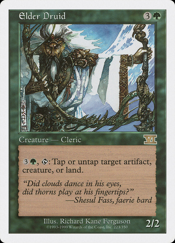 Elder Druid [Classic Sixth Edition] MTG Single Magic: The Gathering    | Red Claw Gaming