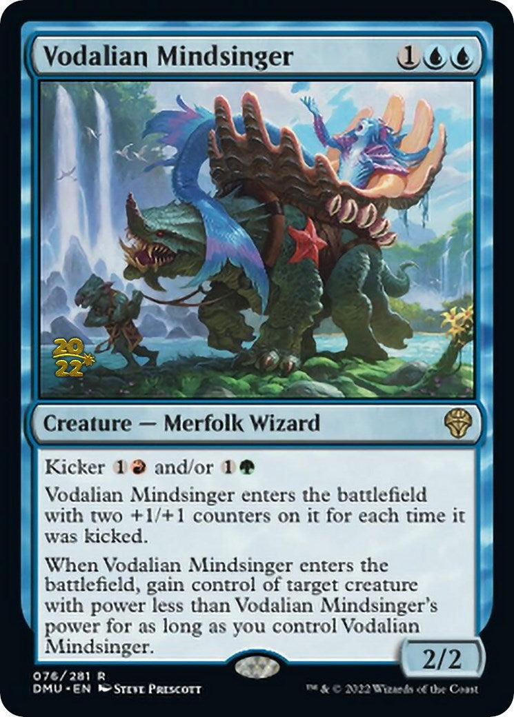 Vodalian Mindsinger [Dominaria United Prerelease Promos] MTG Single Magic: The Gathering    | Red Claw Gaming