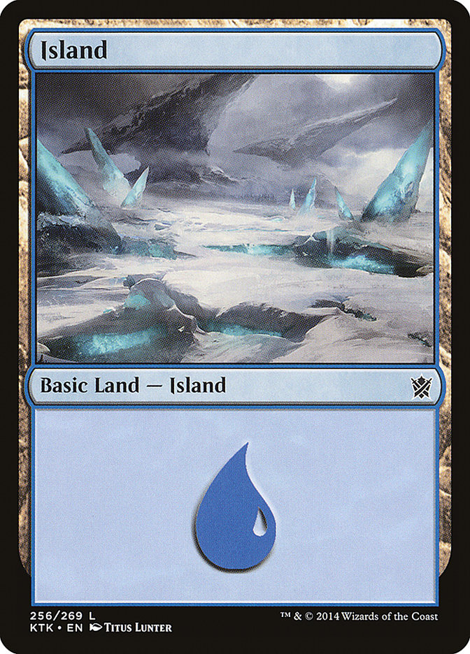 Island (256) [Khans of Tarkir] MTG Single Magic: The Gathering    | Red Claw Gaming