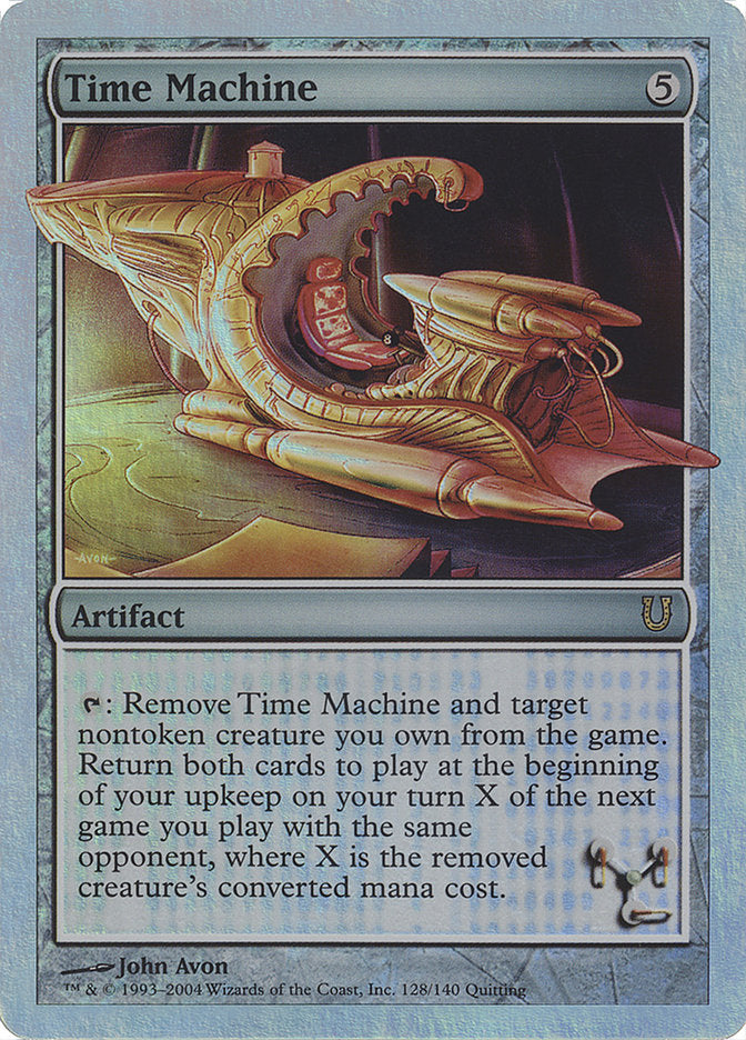 Time Machine (Alternate Foil) [Unhinged] MTG Single Magic: The Gathering    | Red Claw Gaming