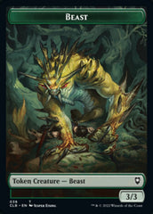 Satyr // Beast Double-Sided Token [Commander Legends: Battle for Baldur's Gate Tokens] MTG Single Magic: The Gathering    | Red Claw Gaming