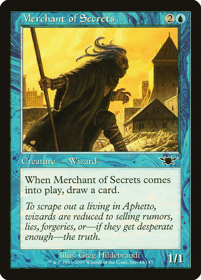 Merchant of Secrets [Legions] MTG Single Magic: The Gathering    | Red Claw Gaming