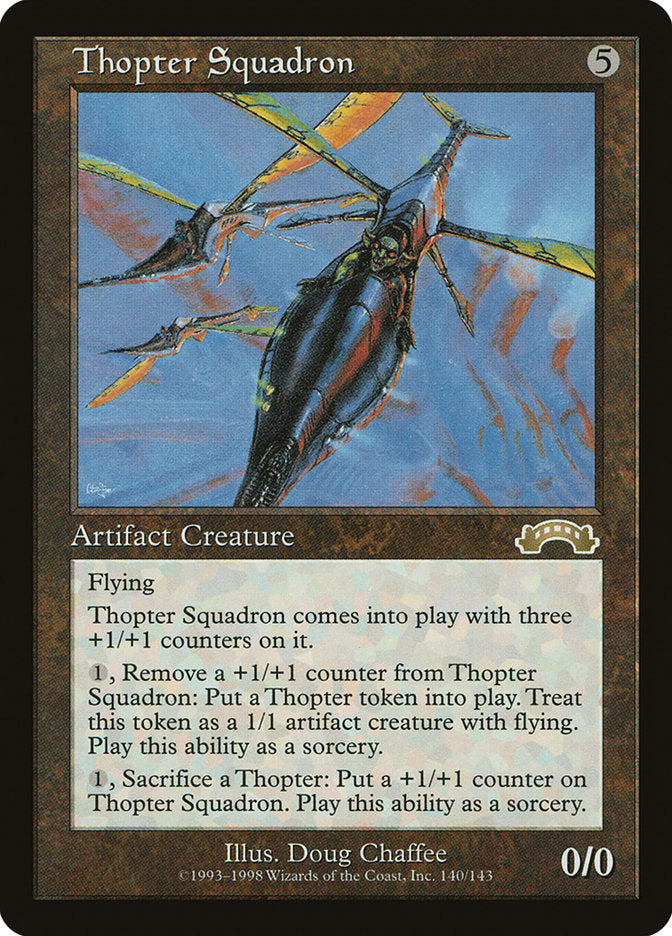 Thopter Squadron [Exodus] MTG Single Magic: The Gathering    | Red Claw Gaming