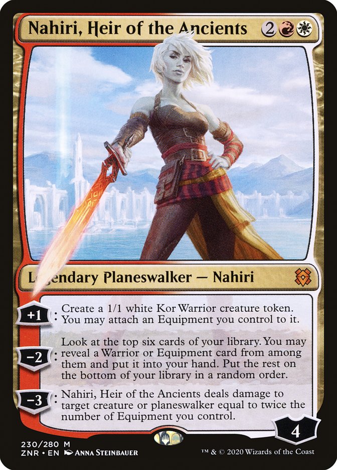 Nahiri, Heir of the Ancients [Zendikar Rising] MTG Single Magic: The Gathering    | Red Claw Gaming