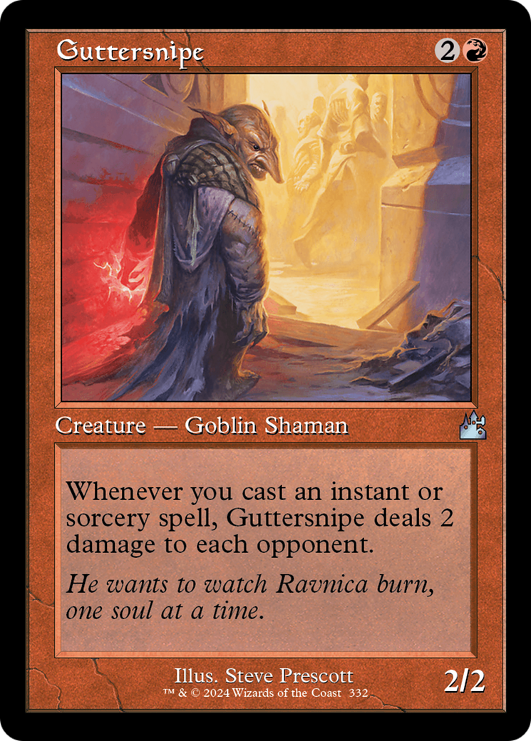 Guttersnipe (Retro Frame) [Ravnica Remastered] MTG Single Magic: The Gathering    | Red Claw Gaming