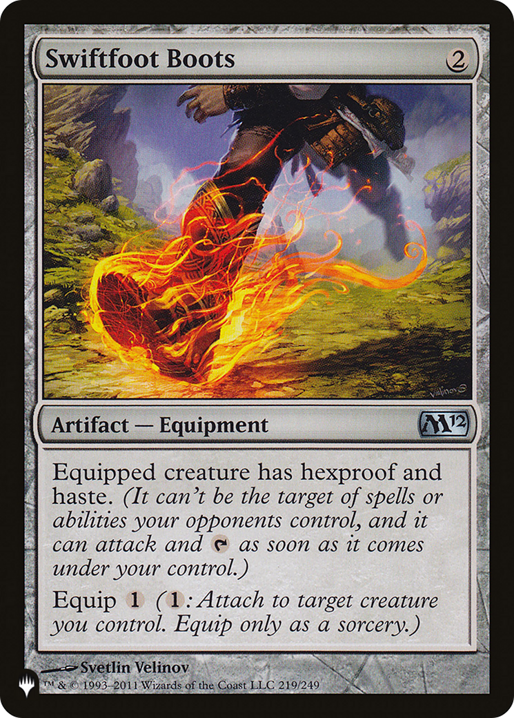 Swiftfoot Boots [Secret Lair: Angels] MTG Single Magic: The Gathering    | Red Claw Gaming