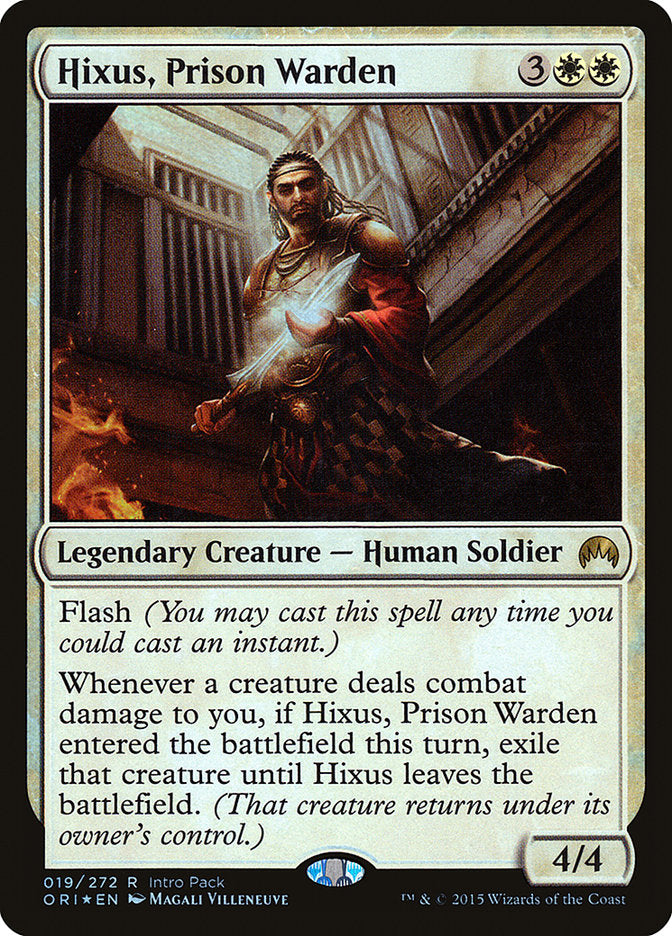 Hixus, Prison Warden (Intro Pack) [Magic Origins Promos] MTG Single Magic: The Gathering    | Red Claw Gaming