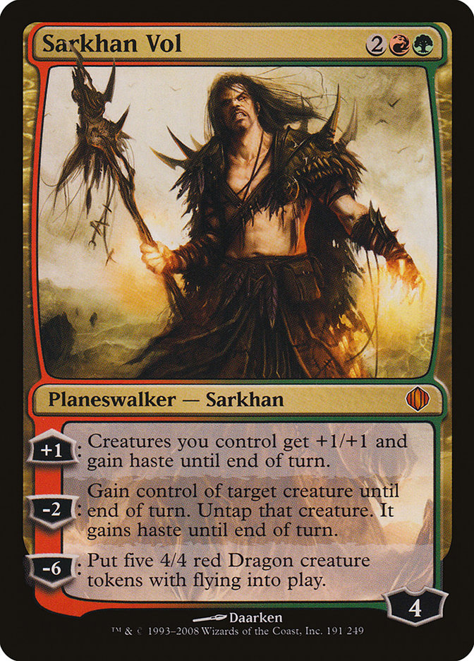 Sarkhan Vol [Shards of Alara] MTG Single Magic: The Gathering    | Red Claw Gaming