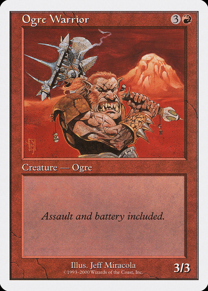 Ogre Warrior [Starter 2000] MTG Single Magic: The Gathering    | Red Claw Gaming