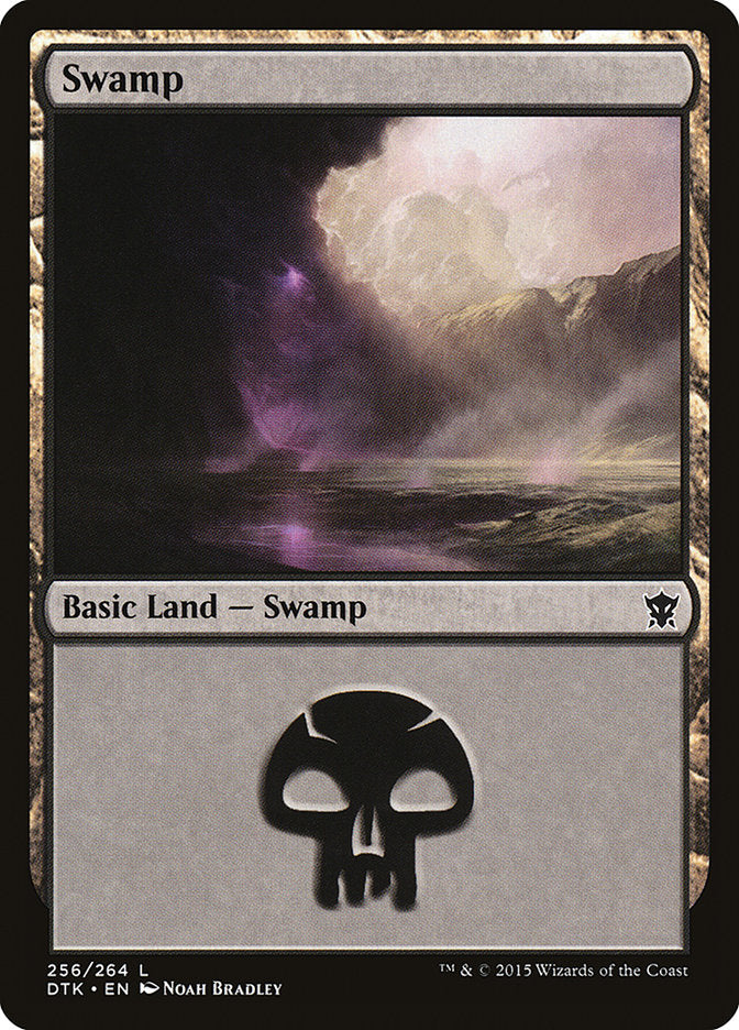 Swamp (256) [Dragons of Tarkir] MTG Single Magic: The Gathering    | Red Claw Gaming