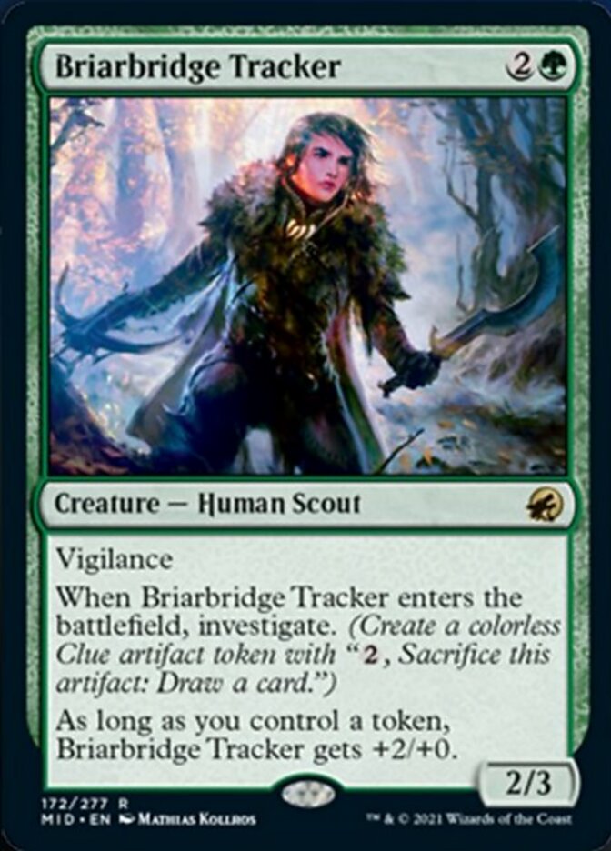 Briarbridge Tracker [Innistrad: Midnight Hunt] MTG Single Magic: The Gathering    | Red Claw Gaming