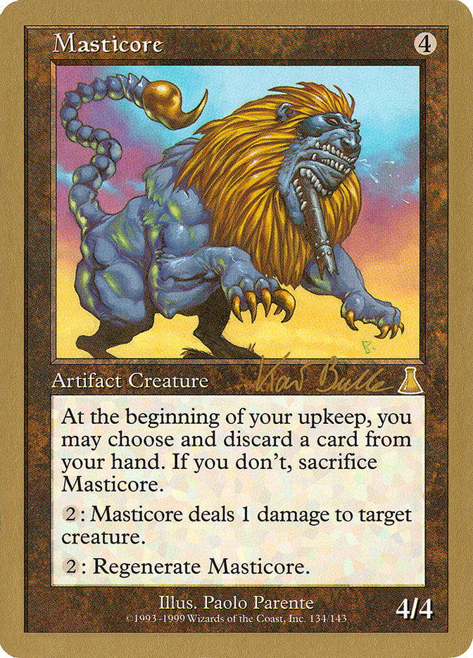 Masticore (Kai Budde) [World Championship Decks 1999] MTG Single Magic: The Gathering    | Red Claw Gaming