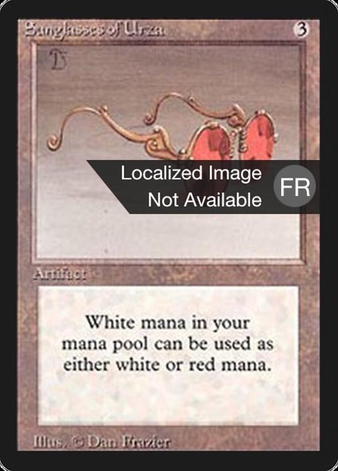 Sunglasses of Urza [Foreign Black Border] MTG Single Magic: The Gathering    | Red Claw Gaming