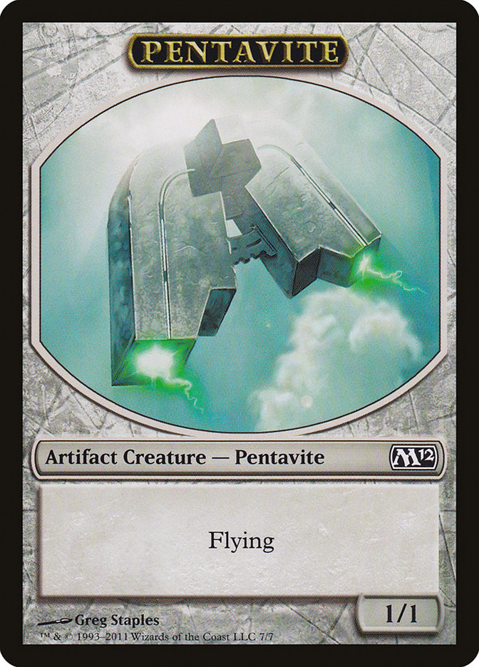 Pentavite Token [Magic 2012 Tokens] MTG Single Magic: The Gathering    | Red Claw Gaming