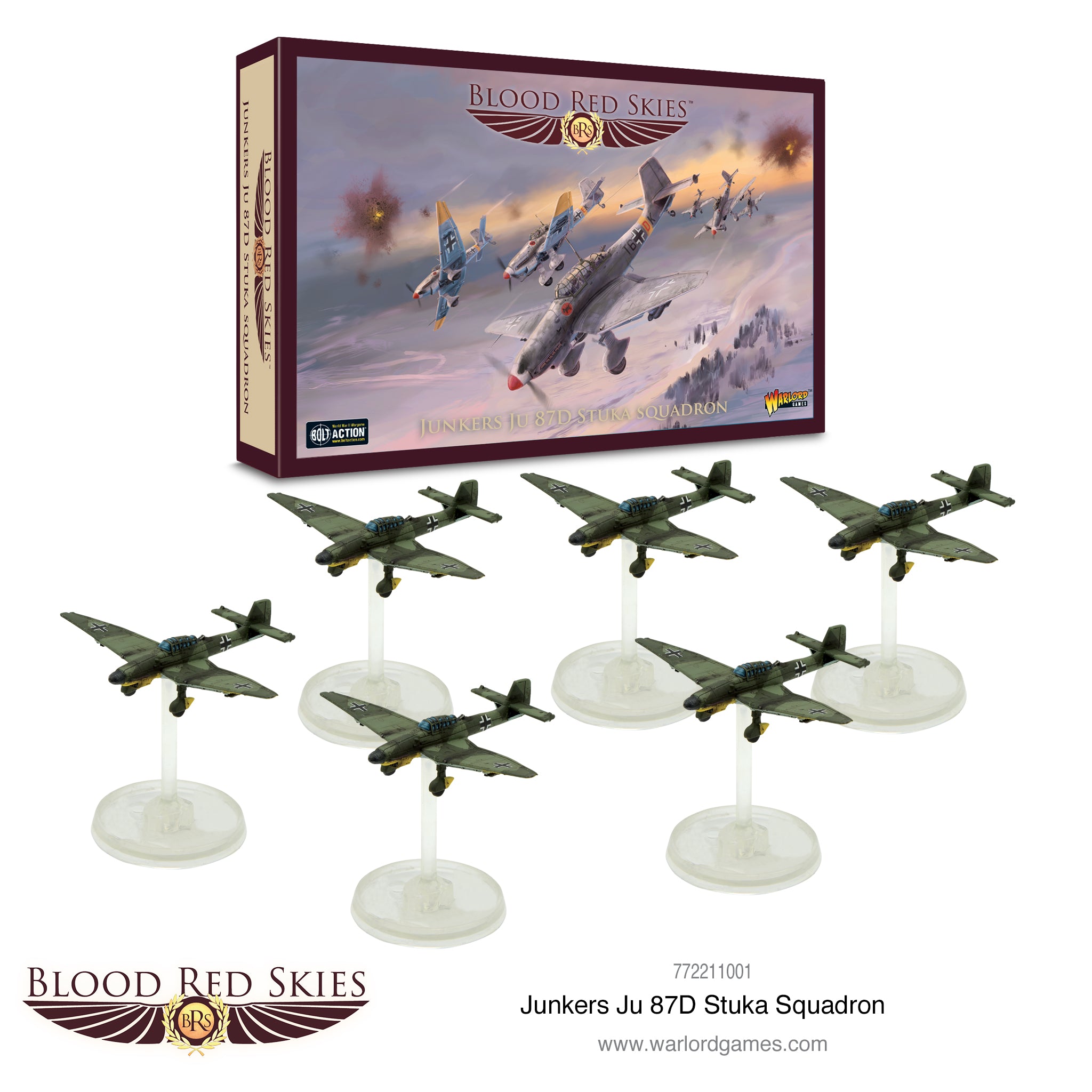 Junkers Ju 87D Stuka Squadron Blood Red Skies Warlord Games    | Red Claw Gaming