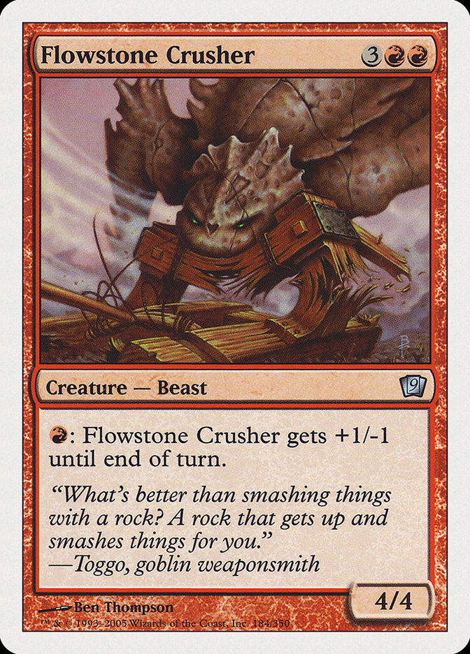 Flowstone Crusher [Ninth Edition] MTG Single Magic: The Gathering    | Red Claw Gaming