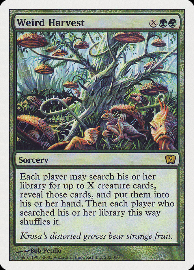 Weird Harvest [Ninth Edition] MTG Single Magic: The Gathering    | Red Claw Gaming