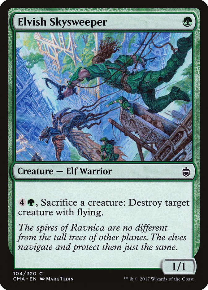 Elvish Skysweeper [Commander Anthology] MTG Single Magic: The Gathering    | Red Claw Gaming