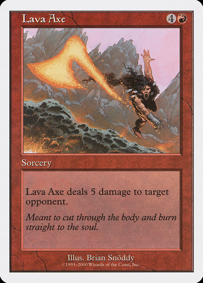 Lava Axe [Starter 2000] MTG Single Magic: The Gathering    | Red Claw Gaming