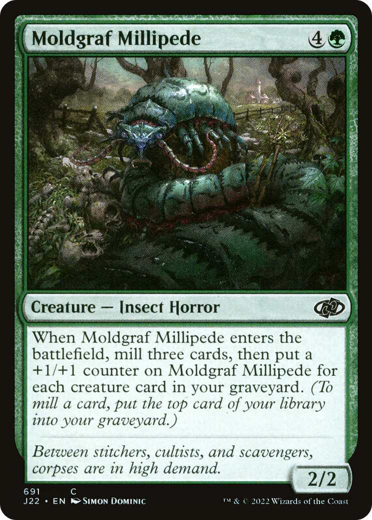 Moldgraf Millipede [Jumpstart 2022] MTG Single Magic: The Gathering    | Red Claw Gaming