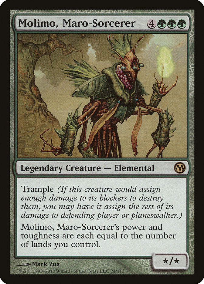 Molimo, Maro-Sorcerer [Duels of the Planeswalkers] MTG Single Magic: The Gathering    | Red Claw Gaming