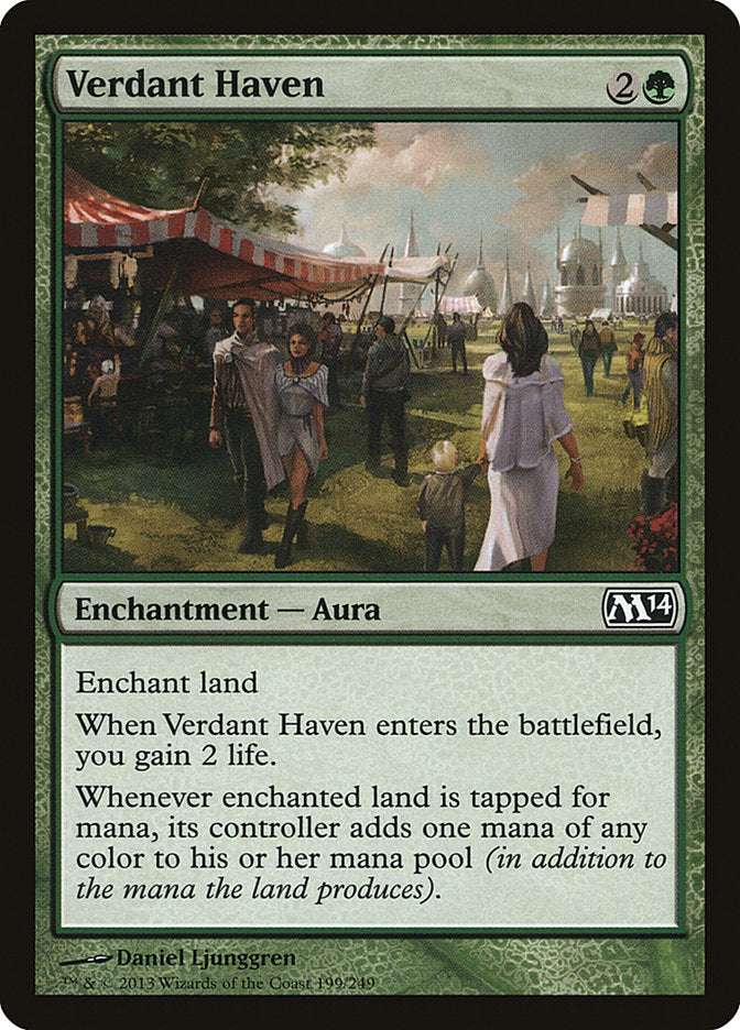 Verdant Haven [Magic 2014] MTG Single Magic: The Gathering    | Red Claw Gaming